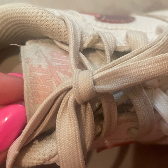 White and Pink Air Forces - Picture 3 of 6